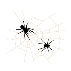 Set of Happy Halloween illustrations, Characters in costume vector clipart, kids witch ghost skeleton pet cat dog pumpkin face bat spider, Flat style images.