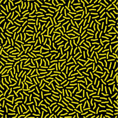 black and yellow seamless pattern