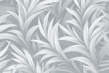 Fototapeta premium Sustained Grey paint texture with a pattern of grass and leaves, Background for wallpaper and cards