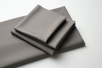A set of pieces of fabric in Sustained Grey color