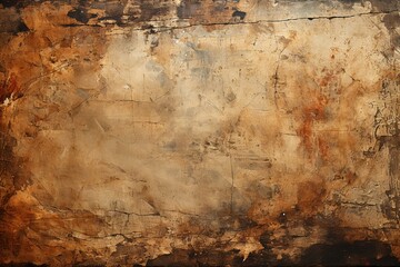 Rustic Aged Paper, a Weathered Vintage Texture Background Evoking Nostalgia and Charm with Time-Tested Elegance