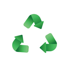 icon representing the ecological call to recycle