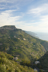 The panorama of Taormina, Sicily, Italy