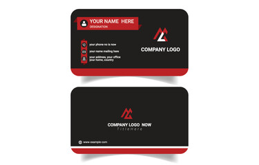 Elegant corporate business card design template