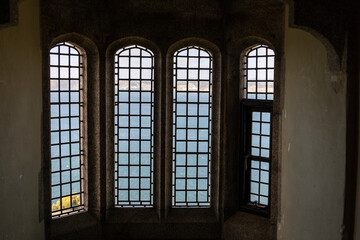 stained glass window in church