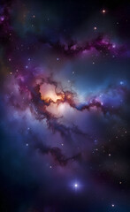 Obraz na płótnie Canvas Milky way galaxy wallpaper background.