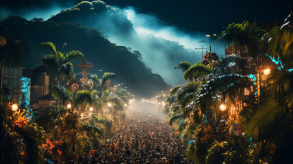 Rio Carnival is one of the largest and most famous festivals in the world.generative ai