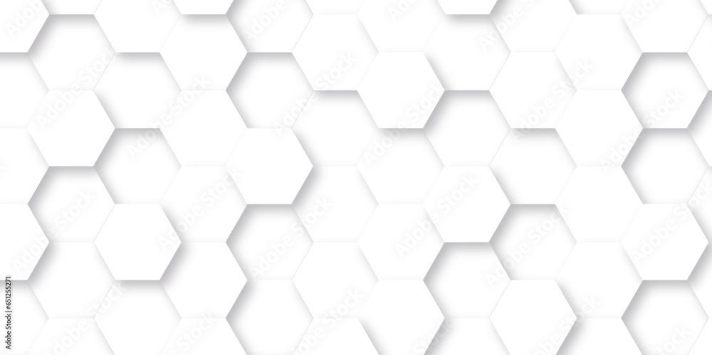 Poster background with hexagons square abstract background with lines. white texture background. white and 