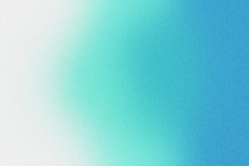 white cyan and blue , color gradient rough abstract background shine bright light and glow template empty space , grainy noise grungy texture
