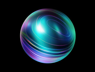 Naklejka premium Abstract 3d illustration neon background. luminous swirling. Glowing spiral cover. Black elegant. Halo around. Power isolated. Sparks particle.Space tunnel. LED color ellipse. Glint glitter.