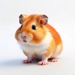 Ginger hamster close-up