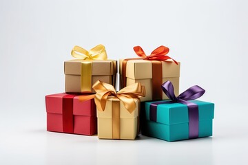 Cajas de regalos diversos colores 