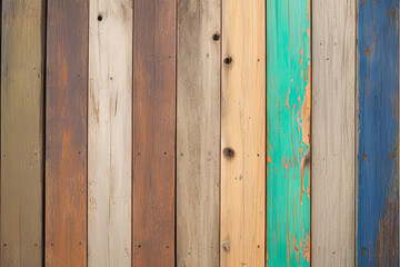 Colorful wooden board, background 