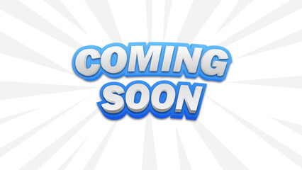 Get Ready for the Playful Teaser: Coming Soon in 3D Comic Style!