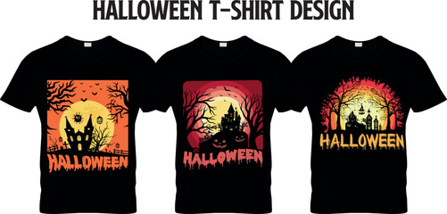 Halloween T-Shirt Design Sublimation Bundle