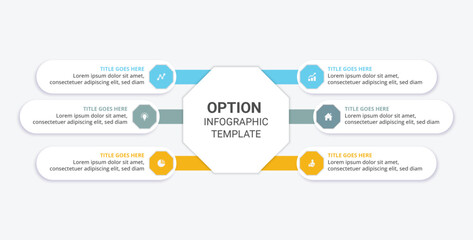 Process Workflow Infographic Template Design