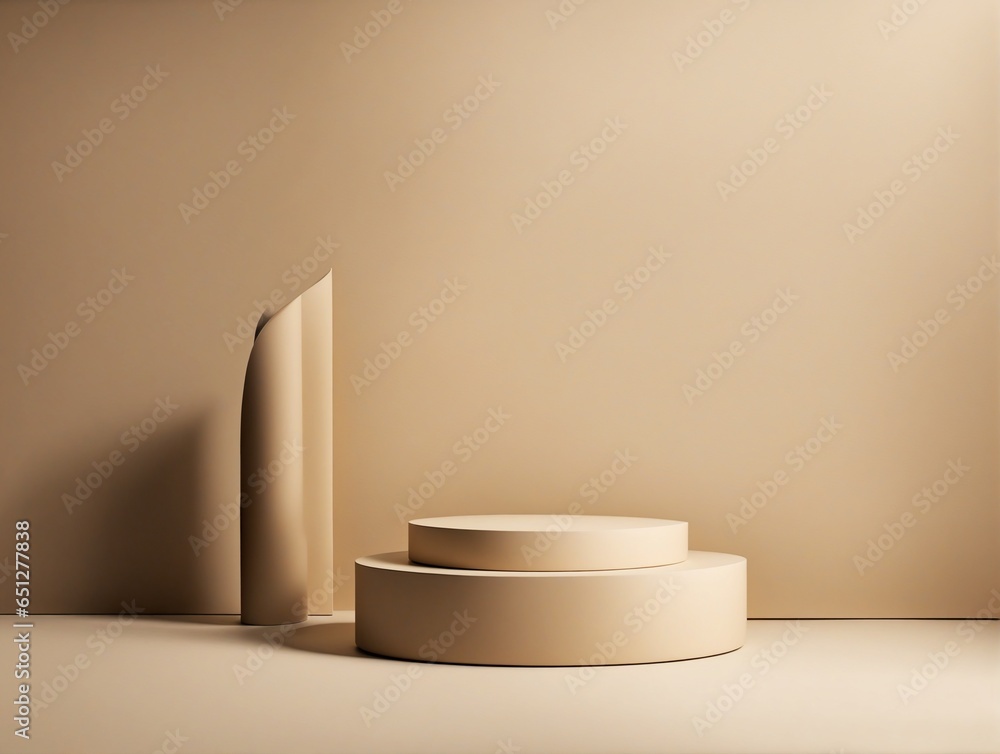 Poster textured and shadowed minimalist product display background