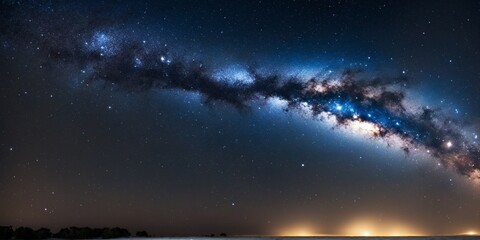 Fototapeta na wymiar Starry Night Sky Wallpaper