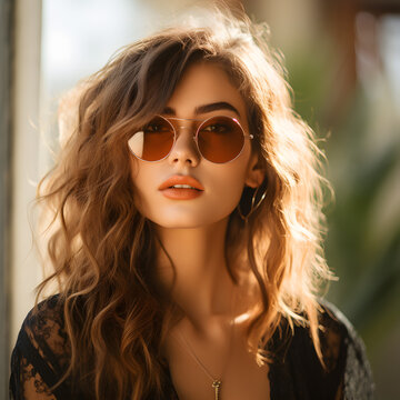Model in Sunglasses