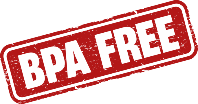 BPA Free square grunge stamp