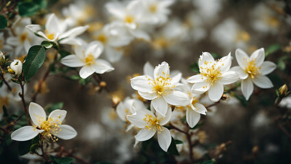 Fototapeta premium Beautiful jasmine flower background
