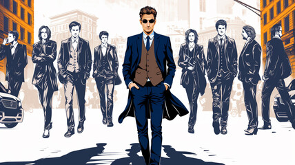 TARDIS time maschine, from the famous British sci-fi named Doctor Who, blue phone box, travel trought space and time, Generative AI
