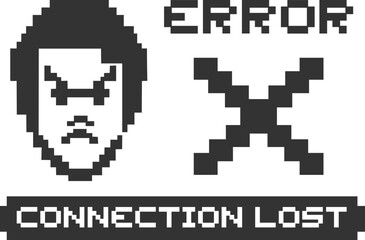 Connection lost pixel message