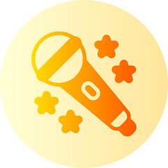 mic gradient icon