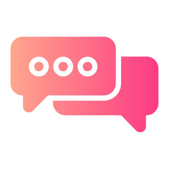 chat gradient icon