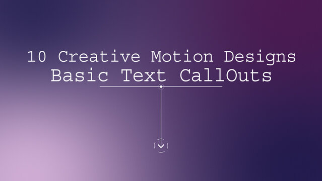 Basic Text CallOuts With Control Panel