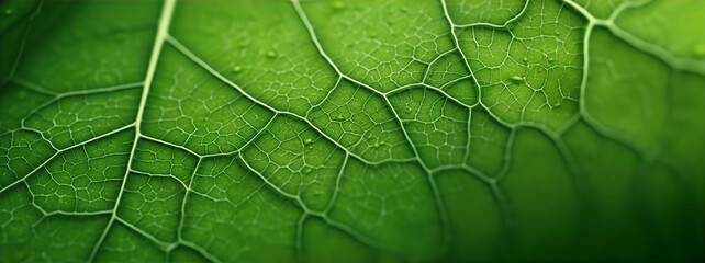 Macro Close Up Leaf Vein Texture Detail Pattern Background - obrazy, fototapety, plakaty