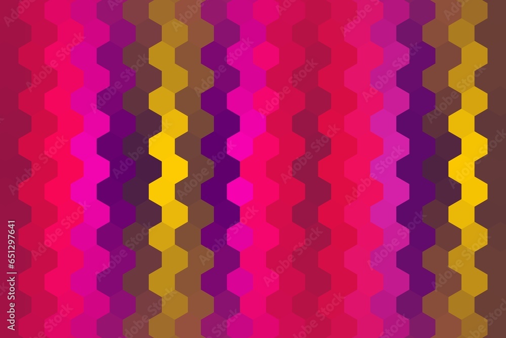 Poster abstract background consisting of hexagon. geometric design for business presentations or web templa