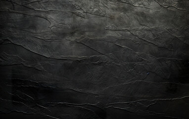 A deep and enigmatic black background for texture. Subtle and mysterious dark abstract background with small scratches.