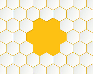 vector bee honeycells