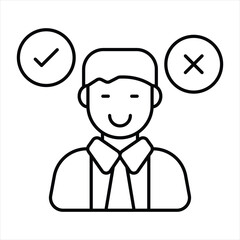Employee Decisions

line icon design style