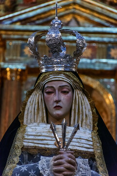 Interior del Real Monasterio de San Jer&oacute;nimo en Granada, Espa&ntilde;a