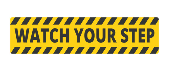 Watch your Step Symbol
