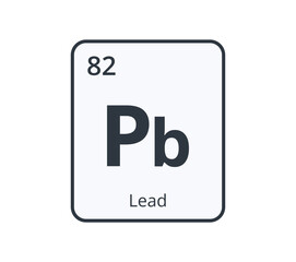 Lead Chemical Symbol. 