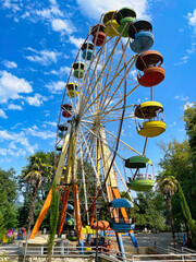 Georgia, Kutaisi, old vintage ferris wheel