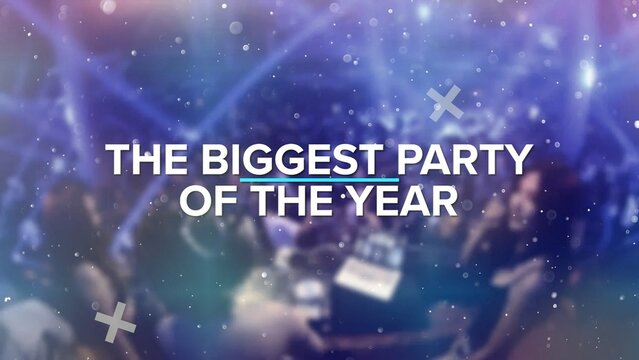 Party Announcement Introduction Hype opener template