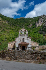 Church of San Pedro, Pola de Somiedo. Asturias Spain