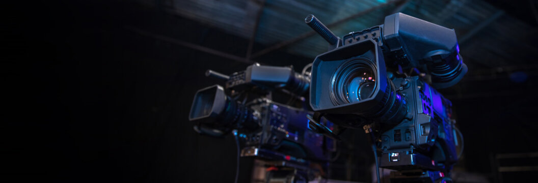 video cameras in studio