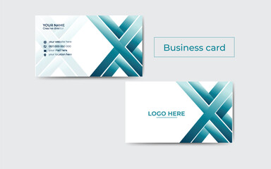 Vector Modern Creative and Clean Business Card Template.