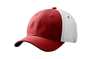 Baseball Hat on a Clear Surface or Transparent Background. Generative AI