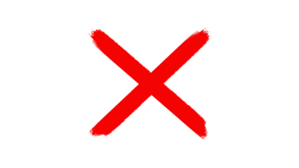 red cross mark