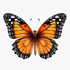 Fototapeta premium butterfly isolated on white background