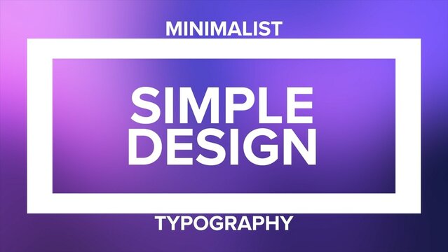 Modern Contrast Kinetic Typography Title