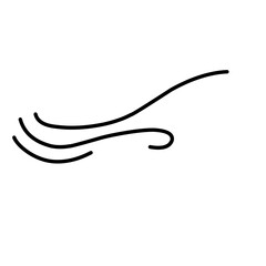 hand drawn wind icon