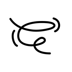 hand drawn wind icon