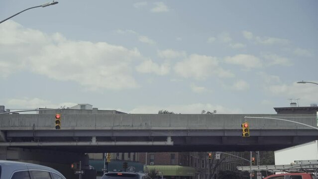 Brooklyn Queens Expressway Afternoon traffic